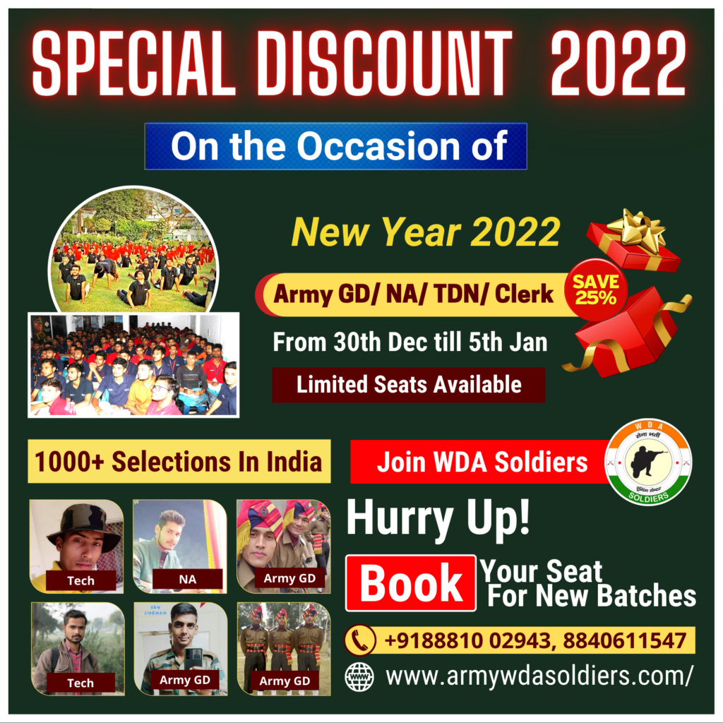 New Year Wda Soldier | Best Army Coaching in Lucknow | Online Home Classes