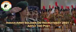 Indian Army Soldier GD Recruitment 2021