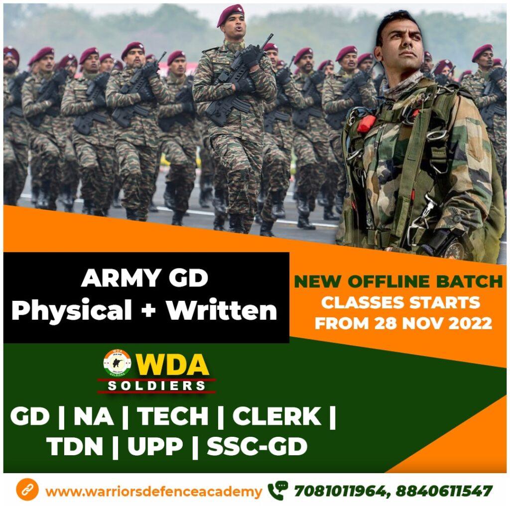 Best Army Coaching in Lucknow | WDA SOLDIERS LUCKNOW