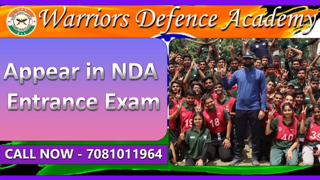 #Appear in NDA Entrance Exam