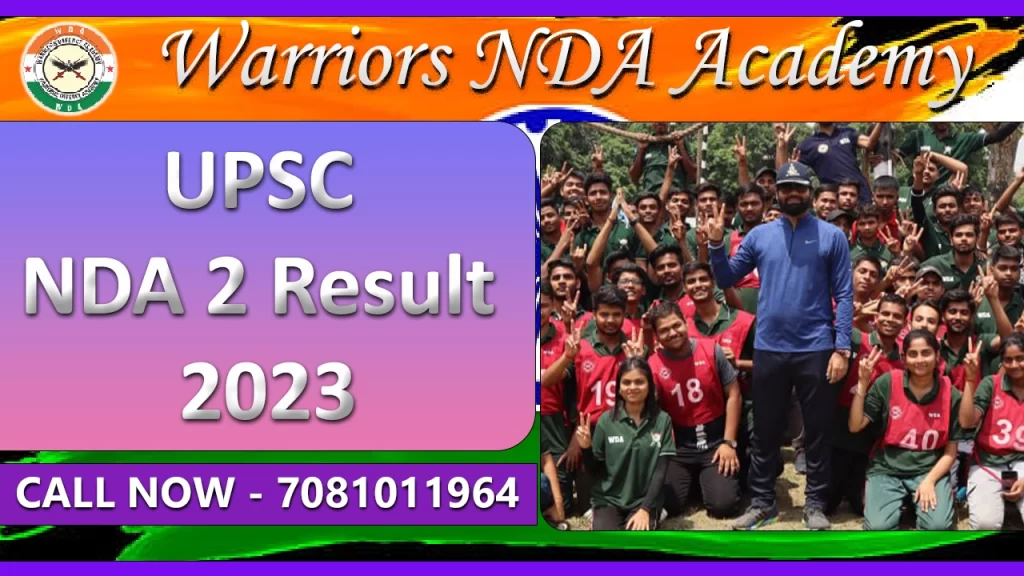 #UPSC NDA 2 Result 2023